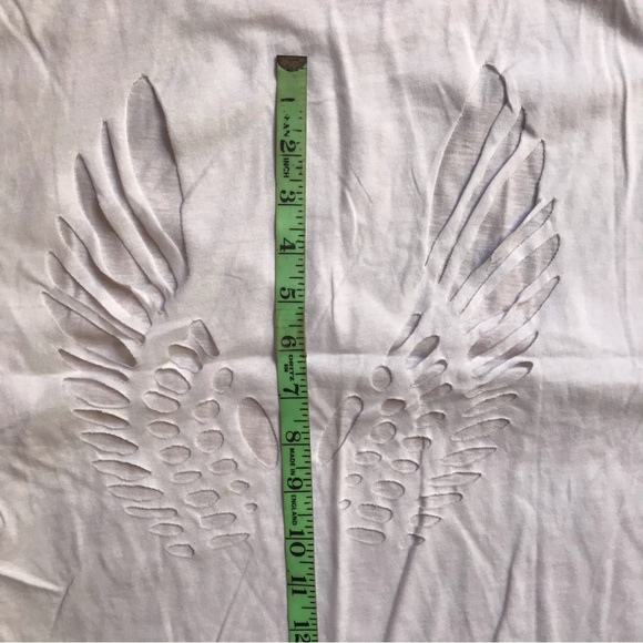 Adam Levine Black White Wing Back Design Tee, NWT, M - Picture 6 of 10
